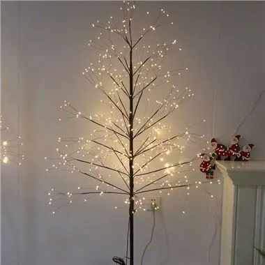Árvore de LED de luz de fada negra
